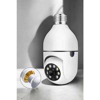 Wifi Kamera Duylu Ampul Görünümlü 360 Derece Dönebilen Ev Kamerası