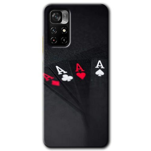 Redmi Note 11T Kılıf HD Desen Baskılı Arka Kapak - Full As + Kırılmaz Cam