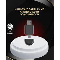 Kablosuz Carplay Ve Android Auto Dönüştürücü – Usb-a & Type-c Girişli Akıllı Adaptör