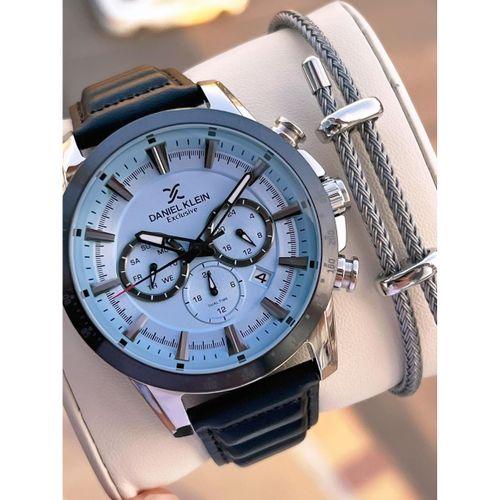 Daniel Klein Deri Kordon İç Kadran Fonksiyonları Aktif 3 Atm Suya Dayanıklı Erkek Kol Saati E14006-3