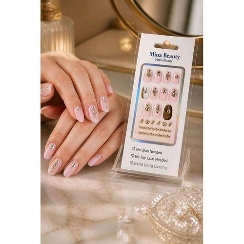 Tırnak Süsleme Sticker Yapışkanlı