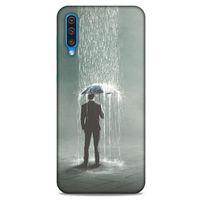 Samsung Galaxy A30s Kılıf Depresyon (49) Ultra Silikon Kılıf Sarı Yeşil