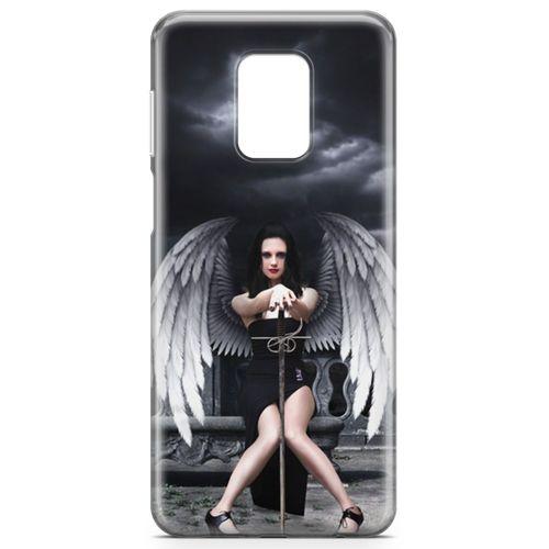 Xiaomi Redmi Note 9s Kılıf Melek Halloween Arka Kapak Koruma Desenli Full Koruyucu