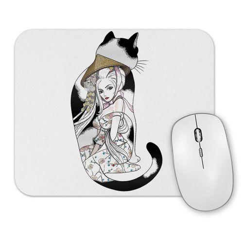 Kedi Geisha Cat Mouse Pad