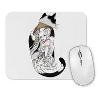 Kedi Geisha Cat Mouse Pad