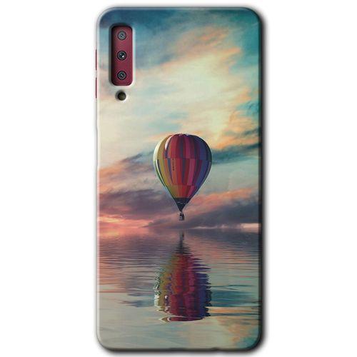 Potkal Hediye Fabrikası Samsung Galaxy A7 2018 Kılıf HD Desen Baskılı Arka Kapak - Zeplin