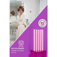 12’li Profesyonel Sünger Sosis Saç Bigudisi – Isısız Doğal Dalgalar Solingen Professional