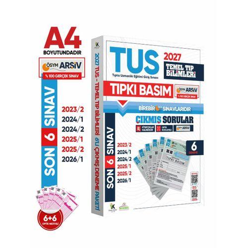 2027 TUS Temel&Klinik Tıp Bilimleri ÖSYM Çıkmış Soru Tıpkı Basım Son 4 Yıl 12li Deneme Kitapçığı