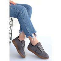 Lendo Gri Süet Bağcıklı Spor Ayakkabı