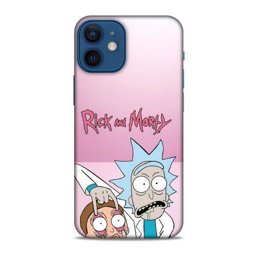 Apple iPhone 12 Mini Uyumlu Kılıf Rick And Morty (14) Lansman Kılıf Scary Terry