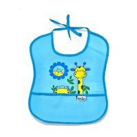 BabyJem Poli Muşamba Küçük Mama Önlüğü 030 Mavi