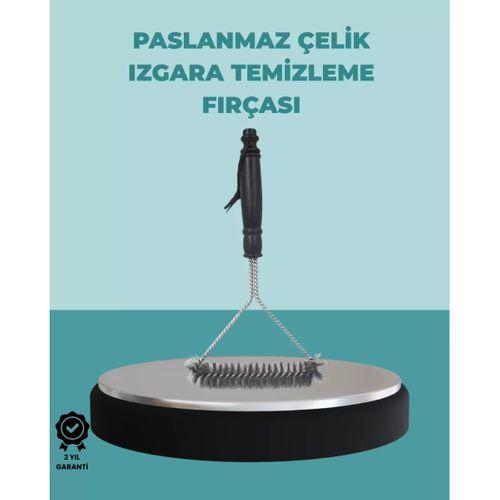 Uzun Saplı Paslanmaz Çelik Izgara Temizlik Fırçası