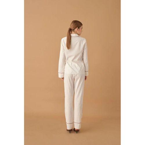 Pierre Cardin 25235 Kadın 3'lü Braletli Biyeli Pijama Takım
