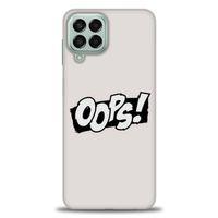 Samsung Galaxy M33 Kılıf HD Baskılı Kılıf - Oops! + Tam Ekran Koruyucu