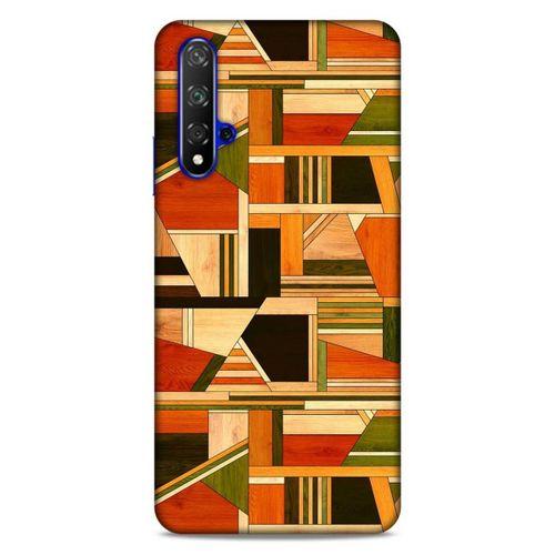 Lopard Huawei P Smart S 2020 Uyumlu Kılıf Wood'X (45) Liquid Air Kılıf Baskılı