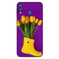 Samsung Galaxy M20 Uyumlu Kılıf Mor Delisi (44) Tough Armor Kılıf Bot