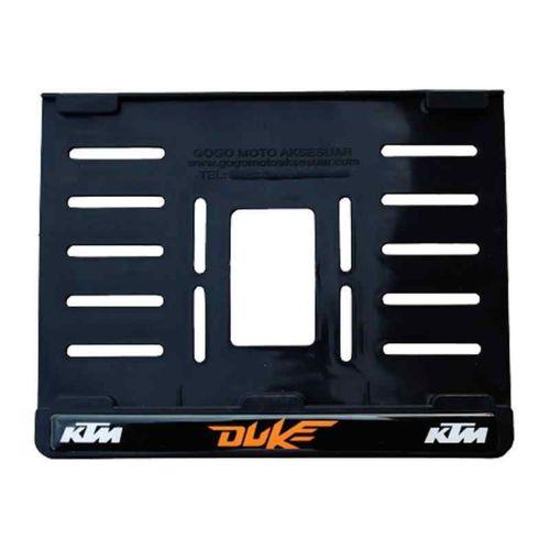 KTM Ktm Duke Uyumlu 1 Plastik (15X24 Cm) Kırılmaz Plakalık