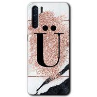 Oppo A91 Kılıf HD Baskılı Desen + Hayalet Cam Yandan Görünmez