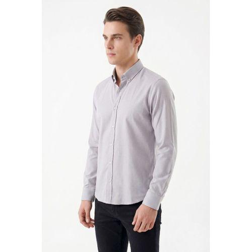 Erkek Spor Slim Fitt Uzun Kol  Gömlek BGL-ST05441