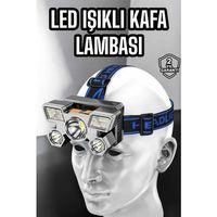 Kafa Lambası Hafif Ve Esnek Çift Anahtarlı Far Led Işık