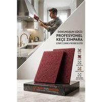 2'li Profesyonel Keçe Fine Skoç Plaka Zımpara Seti - 180/220 Kum Metal Plastik Ahşap Keçesi 723115