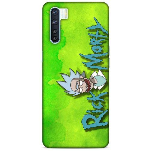 Oppo A91 Uyumlu Kılıf Rick And Morty (12) Koruyucu Silikon Space Cruiser / Car