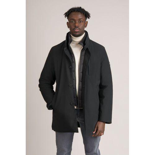 Regular Fit Dik Yaka Düğmeli Suya Dayanıklı Konforlu Termal Kaban