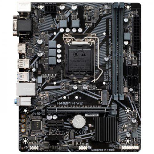 GIGABYTE H410M-H-V2, 2xDDR4, M.2, D-SUB, HDMI, 10.Nesil, LGA1200 Soket, Anakart