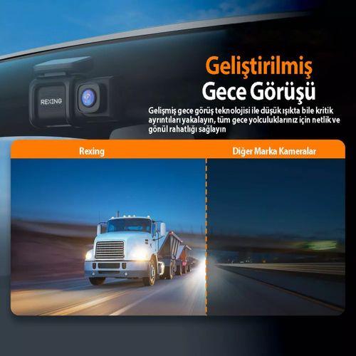 REXING DT2 FHD 1080P ARAC KAMERASI + 32GB SD KART