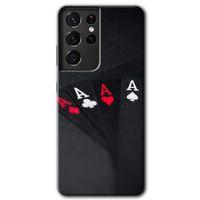 Samsung Galaxy S21 Ultra Kılıf HD Desen Baskılı Arka Kapak - Full As