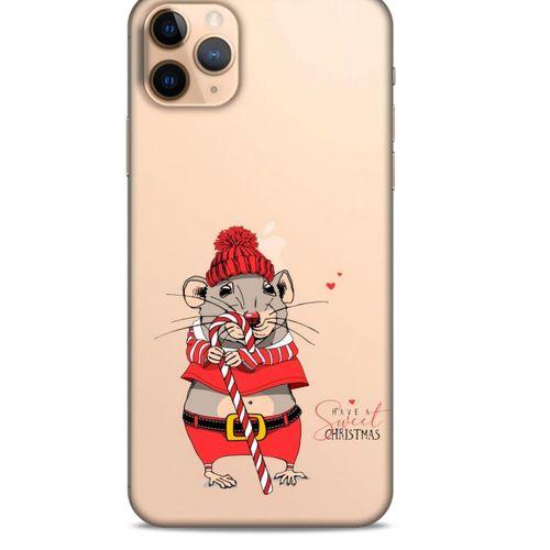Zoologix (89) Apple iPhone 12 Pro Şeffaf Kılıf Silikon Desenli