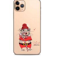 Zoologix (89) Apple iPhone 12 Pro Şeffaf Kılıf Silikon Desenli