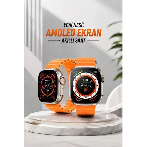 Akıllı Saat Android Ve İos Uyumlu 49 Mm Nfc Özelliği Gps Takibi