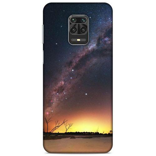 Lopard Xiaomi Redmi Note 9S Uyumlu Kılıf Gece'S (30) Silicone Case Sarı Lacivert