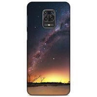 Lopard Xiaomi Redmi Note 9S Uyumlu Kılıf Gece'S (30) Silicone Case Sarı Lacivert