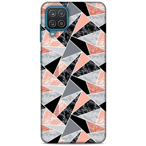 Lopard Samsung Galaxy A12 Uyumlu Kılıf Mermer Desenli (32) Soft Silikon Kılıf