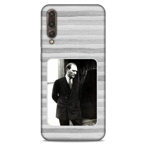 Huawei P20 Pro Kılıf Atatürk (36) Glitter Kılıf Gri Kumlar