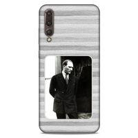 Huawei P20 Pro Kılıf Atatürk (36) Glitter Kılıf Gri Kumlar