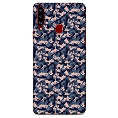 Kamuflaj 15 Samsung Galaxy A20s Kılıf Silikon Kapak
