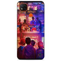 Retro (33) Desen Hybrid Kılıf Renkli Xiaomi Redmi 9C Kılıf