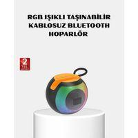 Rgb Işıklı Bluetooth Hoparlör – 360° Stereo Ses Ve 8 Saat Çalma Süresi