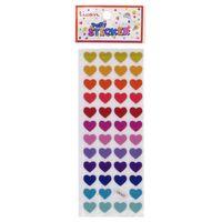 Ticon Renkli Kalpler Sticker - 6 adet