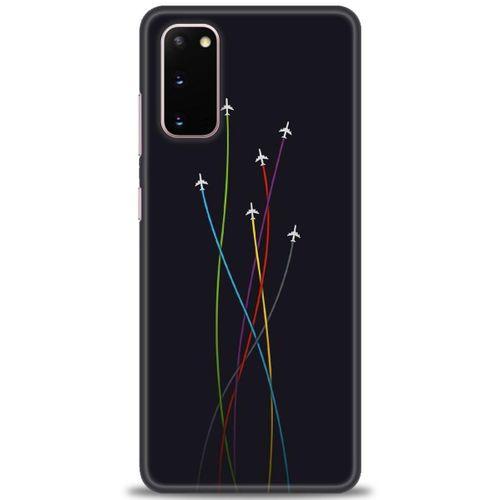 Samsung Galaxy S20 Kılıf HD Baskılı Kılıf - Uçaklar + Tam Ekran Koruyucu