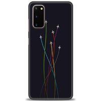 Samsung Galaxy S20 Kılıf HD Baskılı Kılıf - Uçaklar + Tam Ekran Koruyucu