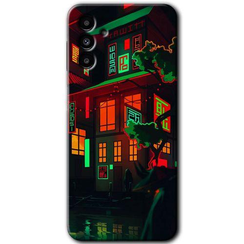 Samsung Galaxy A13 5G Kılıf HD Desen Baskılı Arka Kapak + Temperli Cam - China Street
