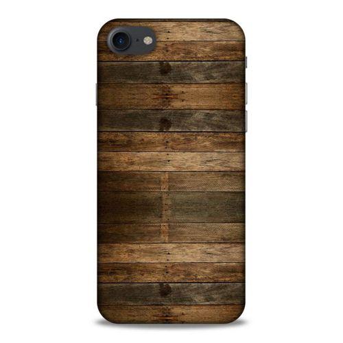 Lopard Apple Iphone 7 Uyumlu Kılıf Wood'X (19) Kılıfları Baskılı