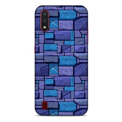 Samsung Galaxy A01 Kılıf Baskılı Özel Seri Taşlı (11) Tam Koruma