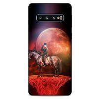 Samsung Galaxy S10 Kılıf Atatürk (49) Ultra Silikon Kılıf Uzay