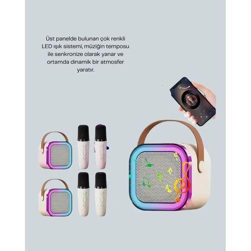 Ses Efektli Mikrofonlu Kablosuz Karaoke Sistemi