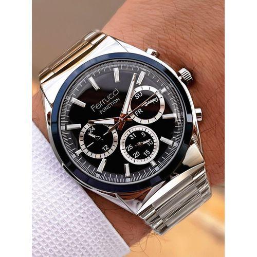 Ferrucci 2 Yıl Garantili Çelik Kordon İç Kadran Özellikleri Aktif 3 Atm Erkek Kol Saati EF.03517.2